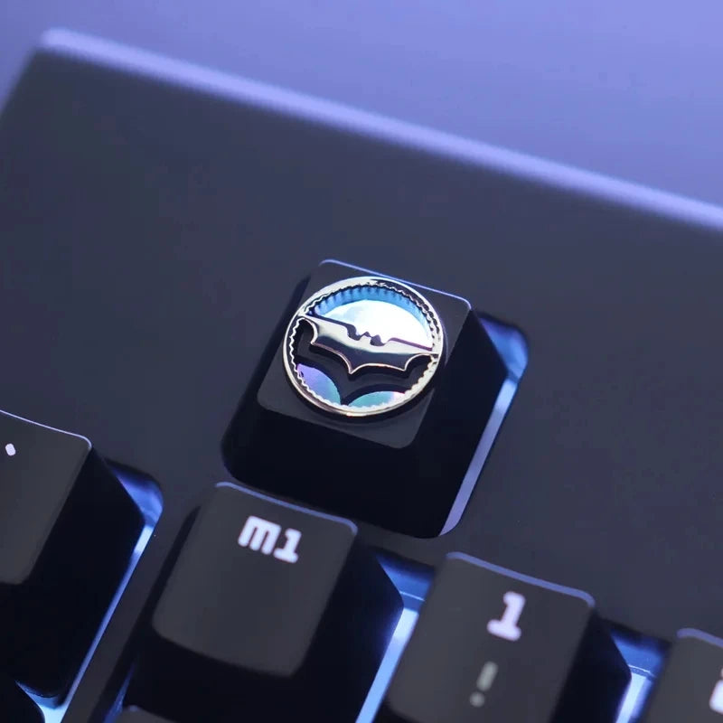 1Pc Zinc Aluminium Alloy Key Cap Mechanical Keyboard Keycap for CSGO OW Dota 2 PUBG WOW LOL R4 Height Stereoscopic Relief