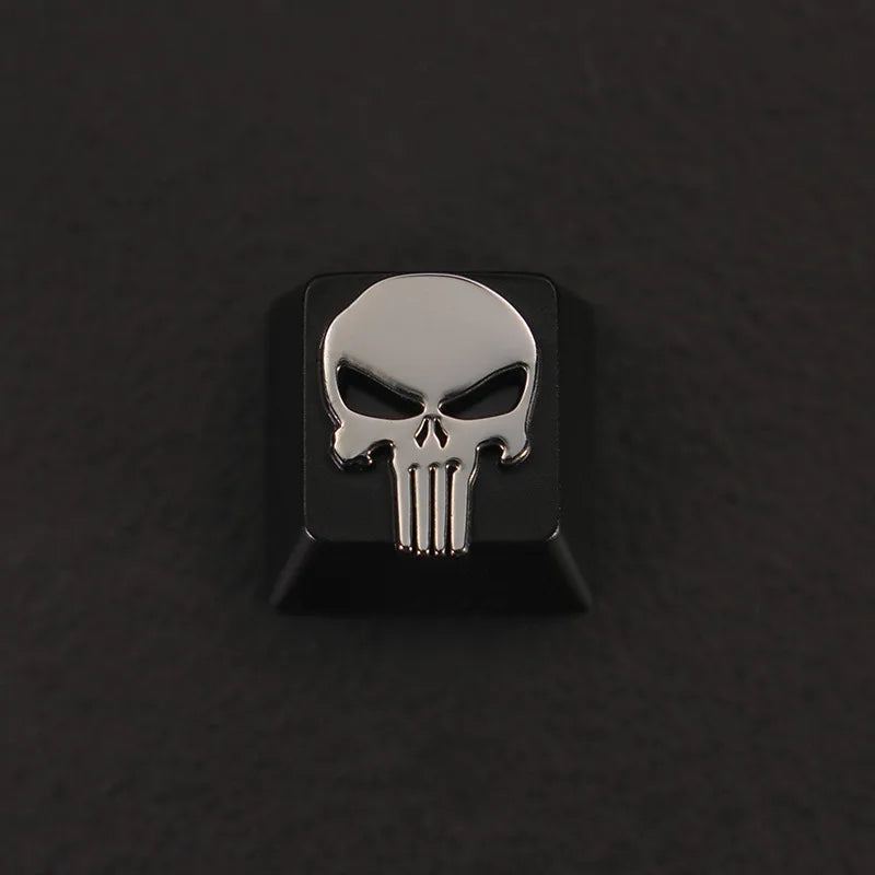 1Pc Zinc Aluminium Alloy Key Cap Mechanical Keyboard Keycap for CSGO OW Dota 2 PUBG WOW LOL R4 Height Stereoscopic Relief