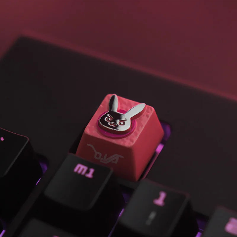 1Pc Zinc Aluminium Alloy Key Cap Mechanical Keyboard Keycap for CSGO OW Dota 2 PUBG WOW LOL R4 Height Stereoscopic Relief