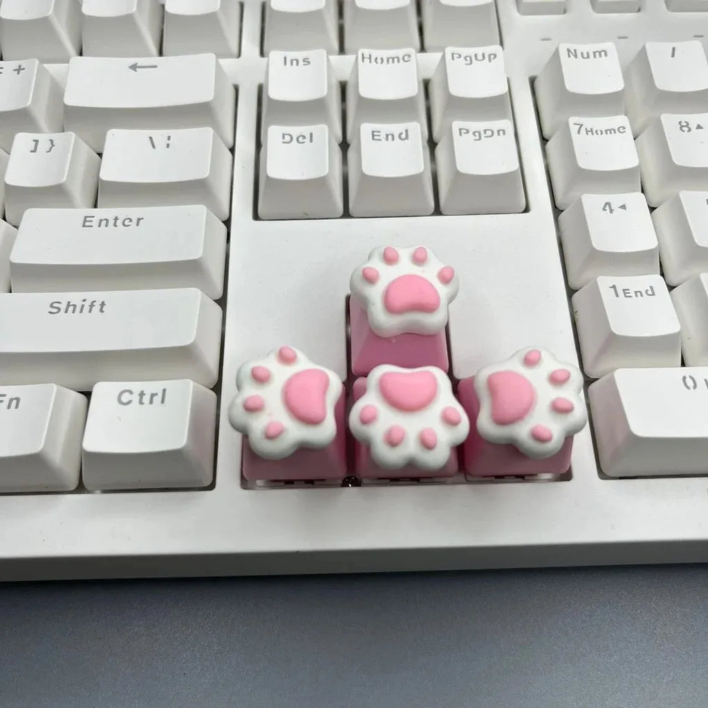 Pokemon Anime Cute Kirby Keycaps Mechanical Keyboard Accessories R4 ESC Cross Axis Cartoon Anime Keys Pink Girl 3D Lovely Keycap