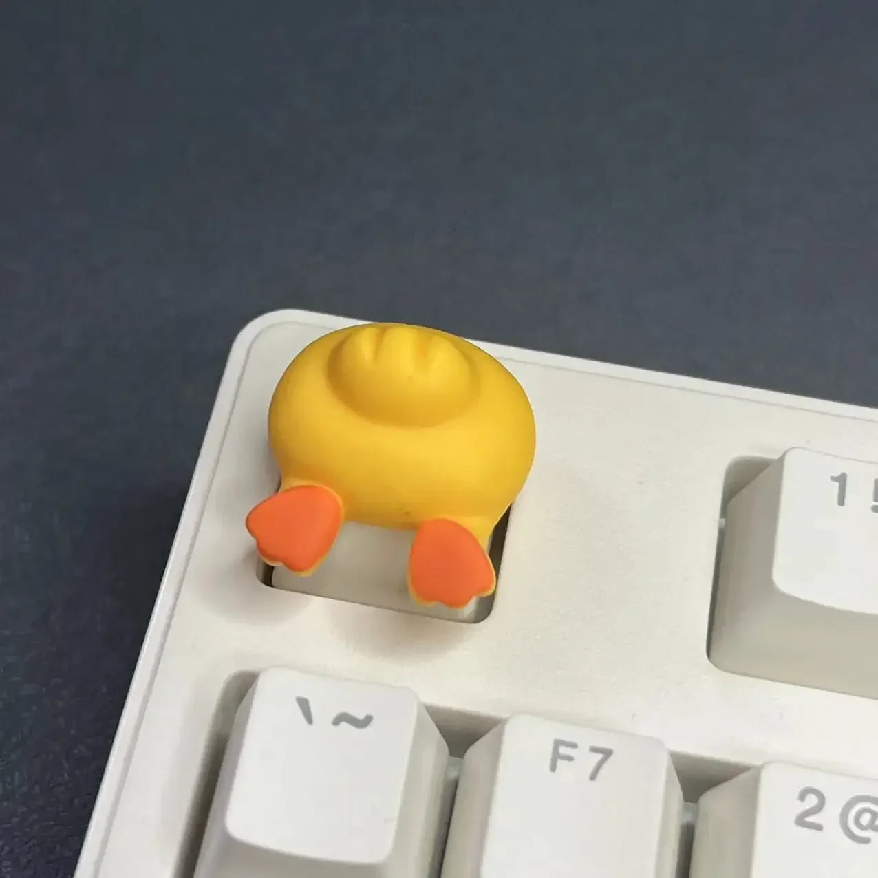 Mifuny Cute Cat/Corgi Butt Keycaps Bear/Rabbit 3D Resin DIY Custom Cartoon Artisan Key Caps for Mechanical Keyboards Gaming Gift